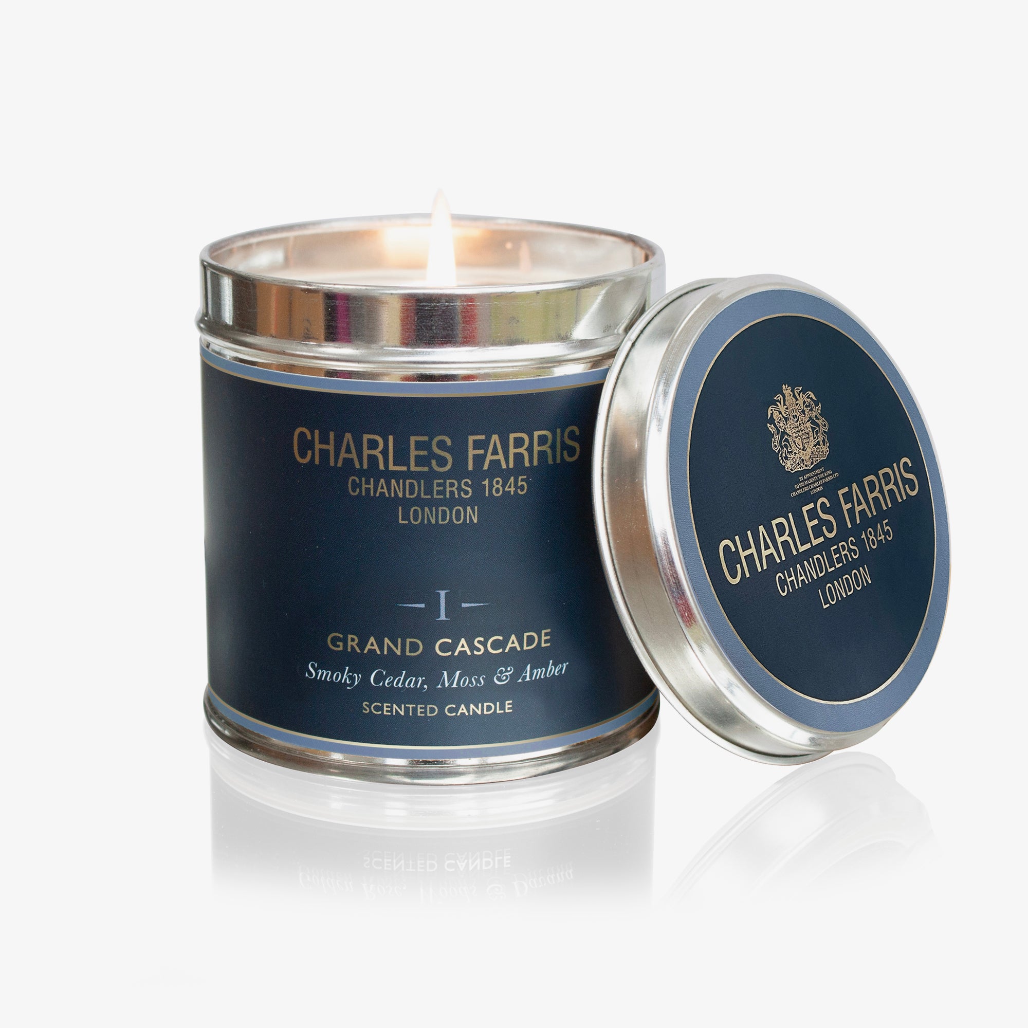 I Grand Cascade Tin Candle