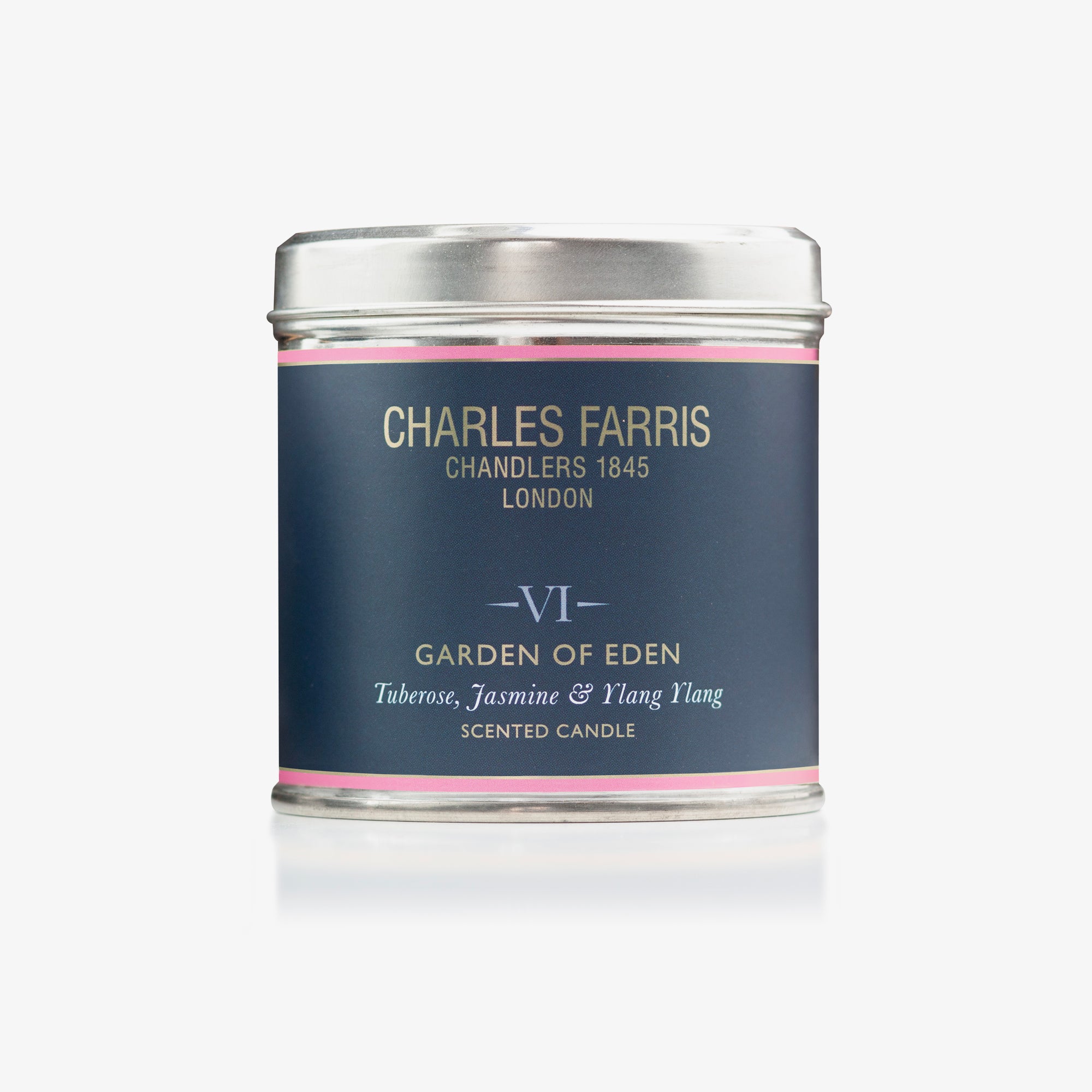 VI Garden of Eden Tin Candle