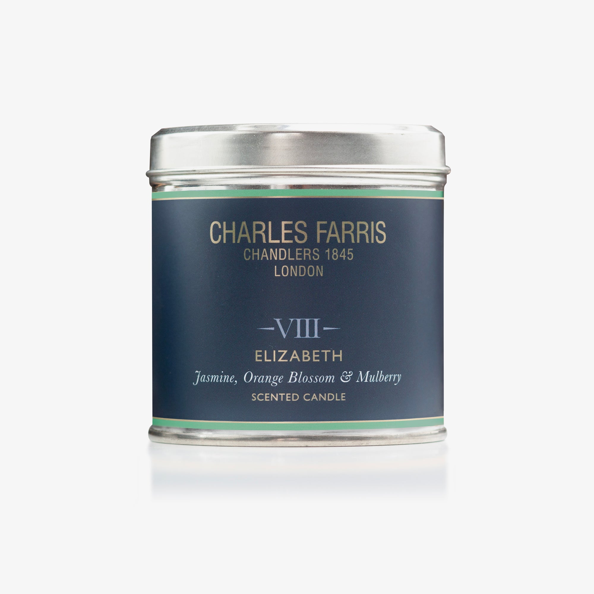 VIII Elizabeth Tin Candle