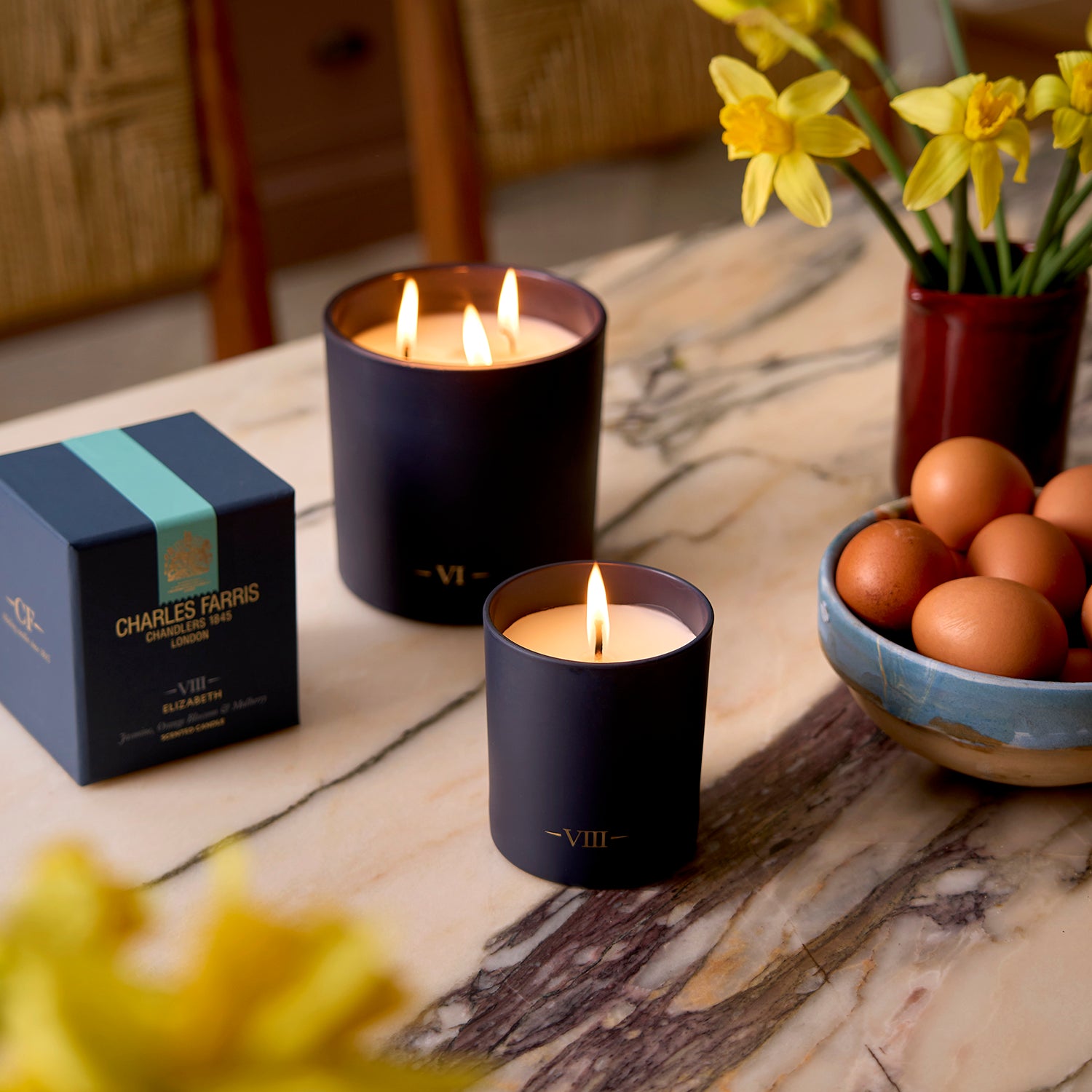 VIII Elizabeth Candle