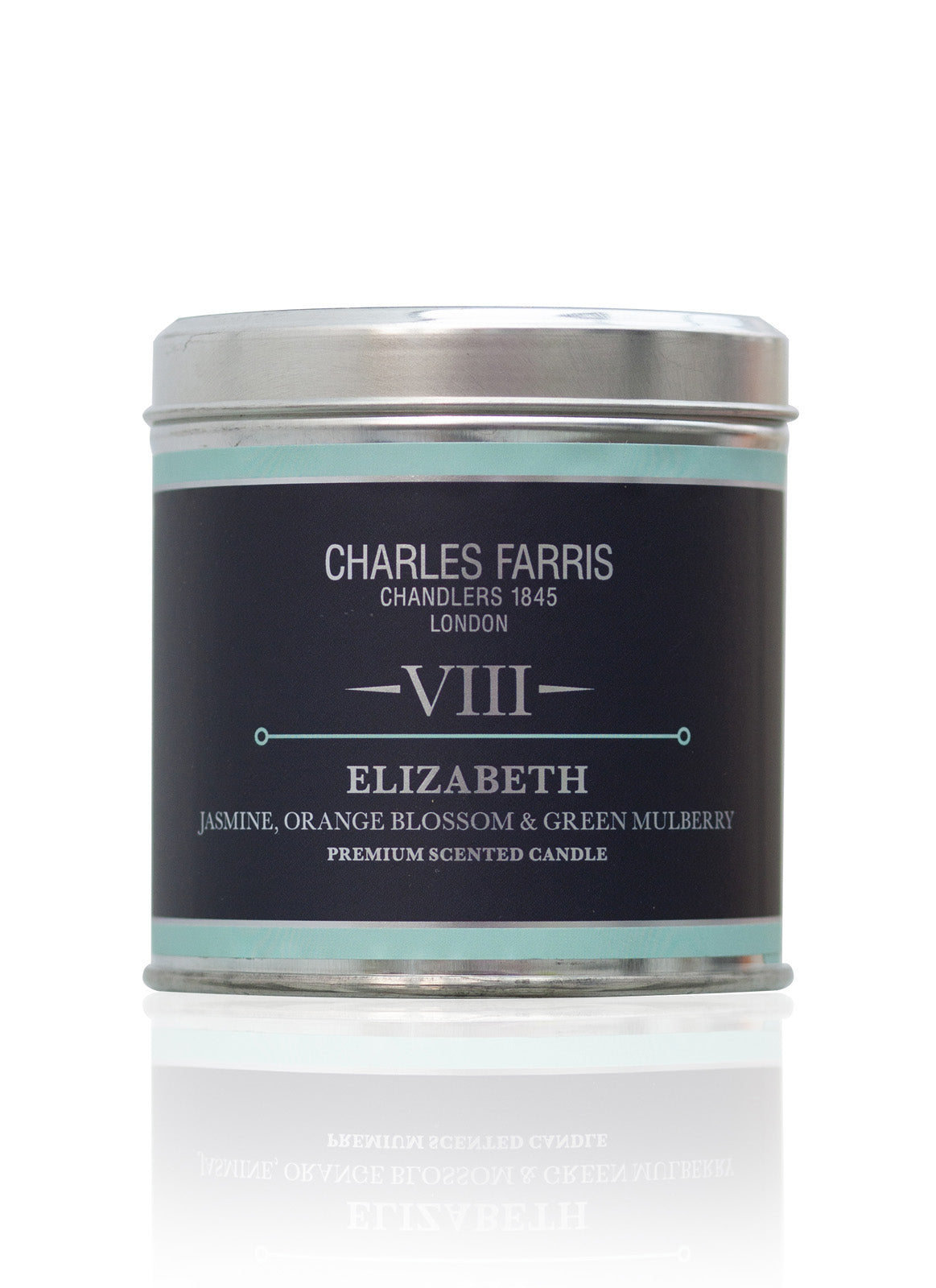 VIII Elizabeth Tin Candle