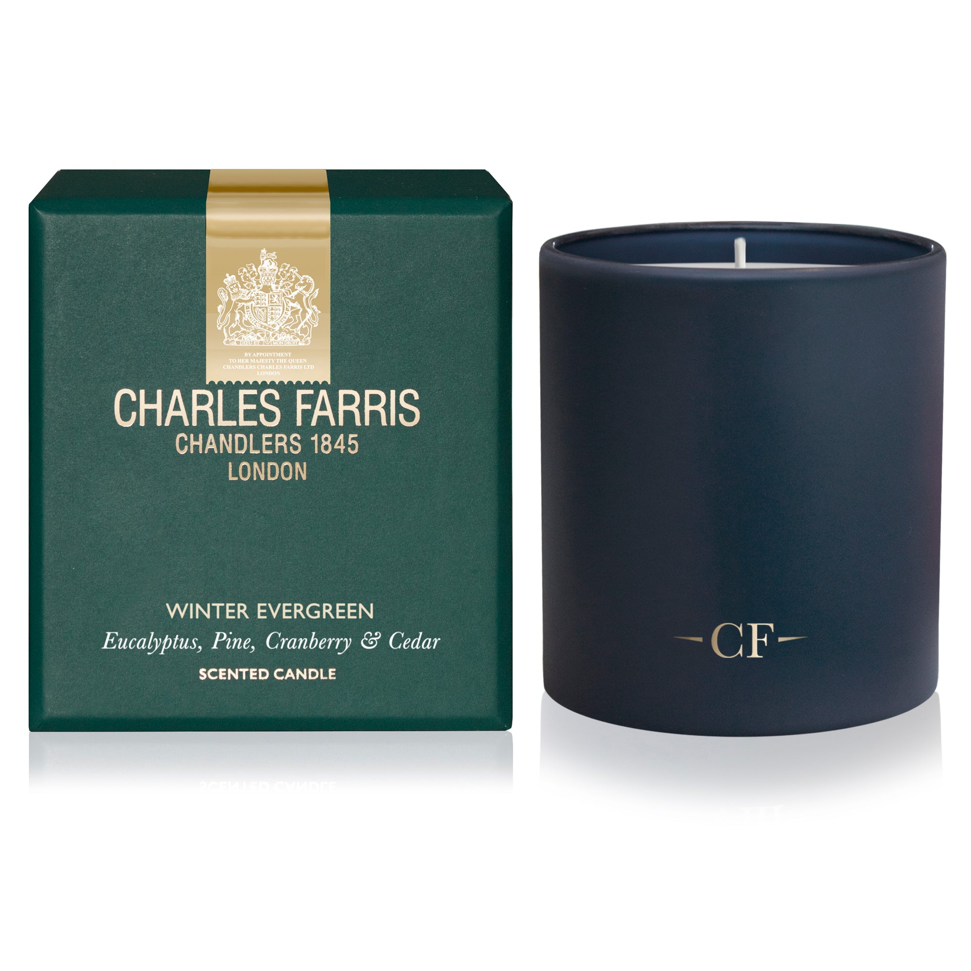 Winter Evergreen Candle