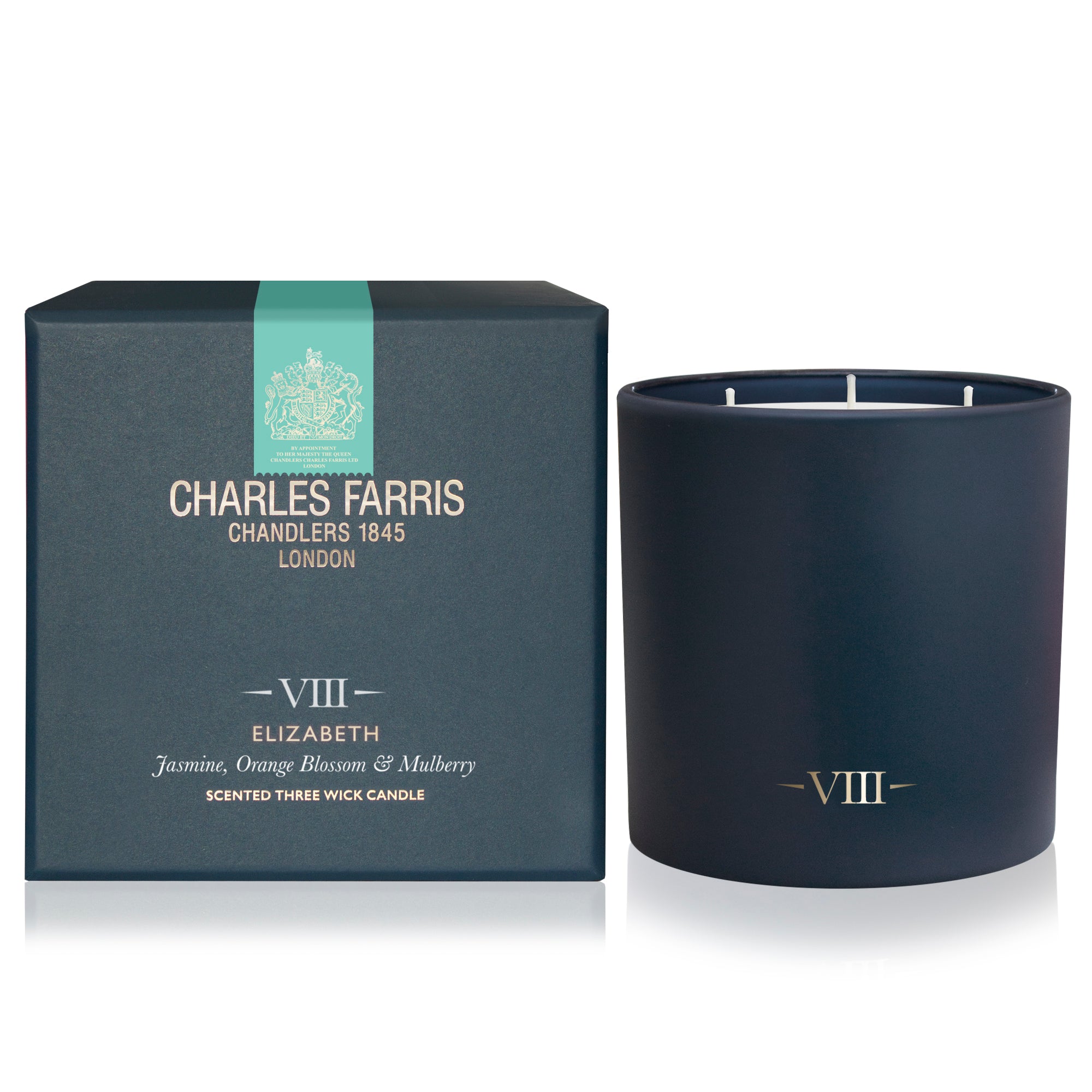 VIII Elizabeth – 3 Wick Candle