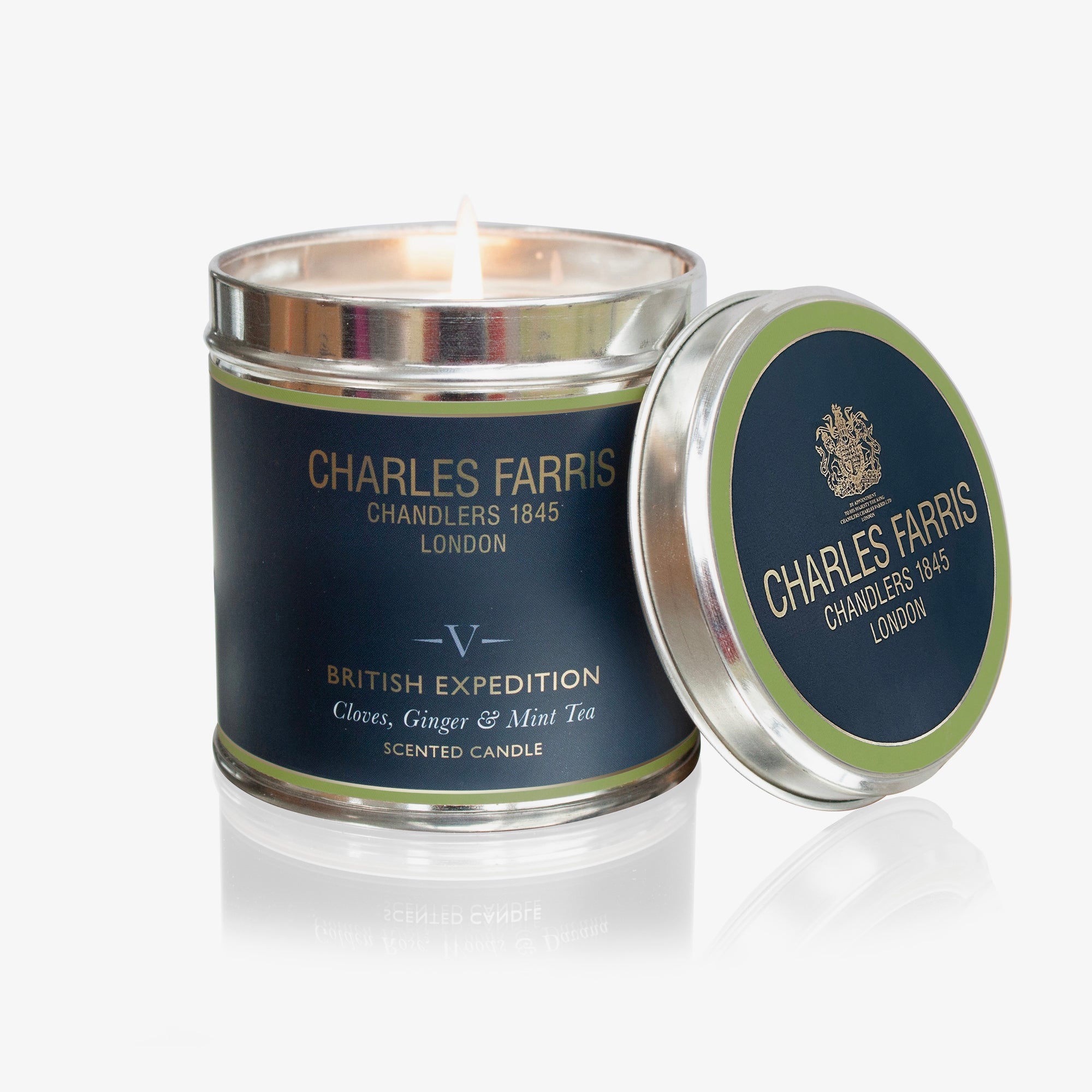 V British Expedition Tin Candle