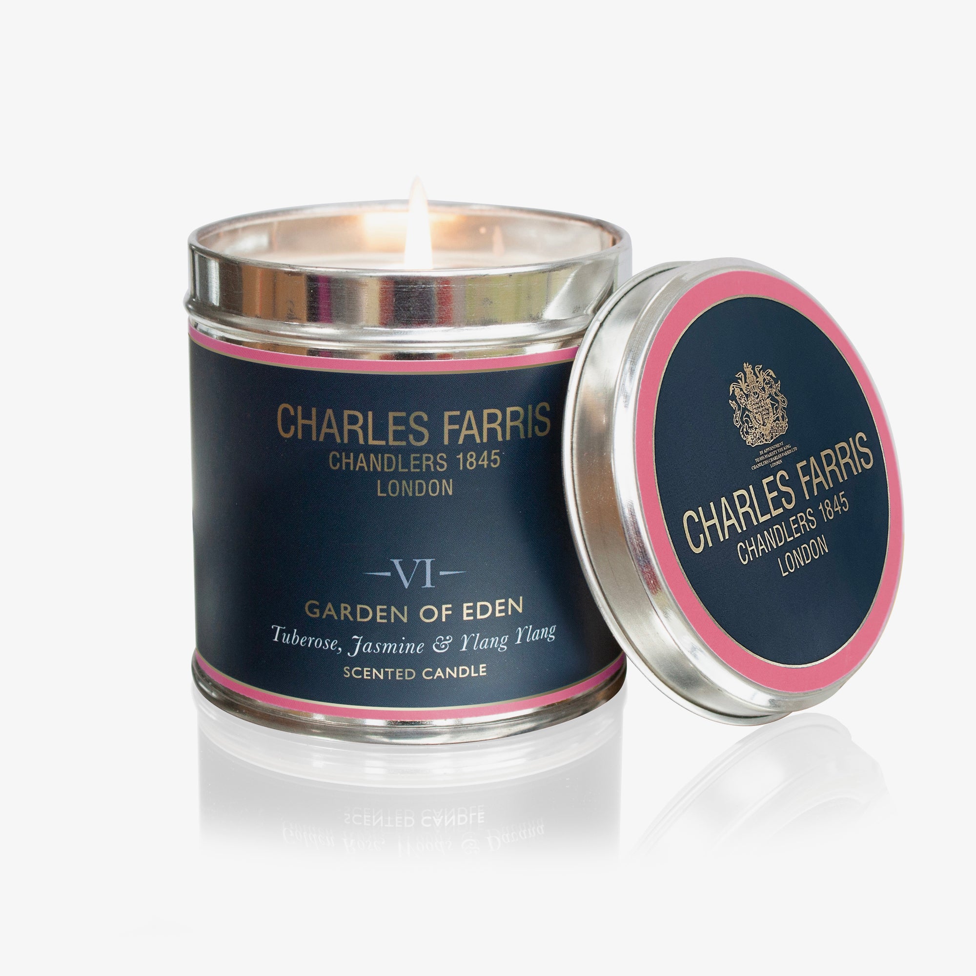 VI Garden of Eden Tin Candle