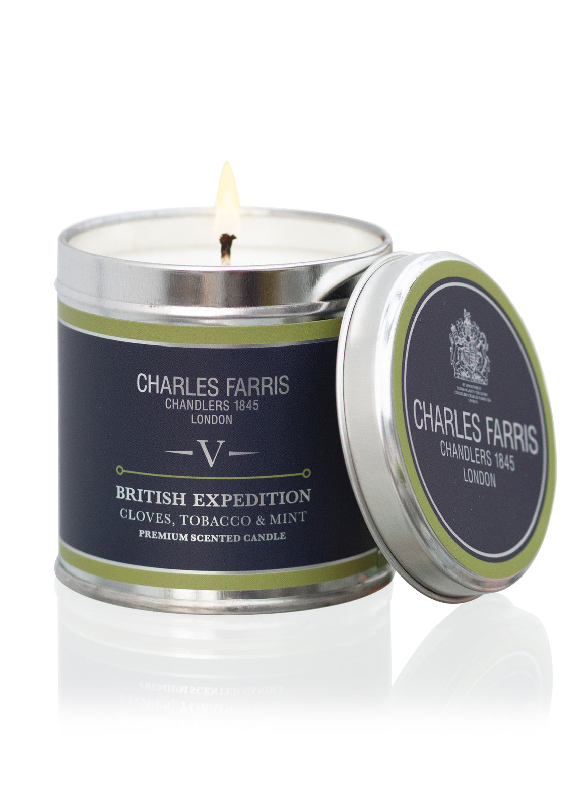 V British Expedition Tin Candle