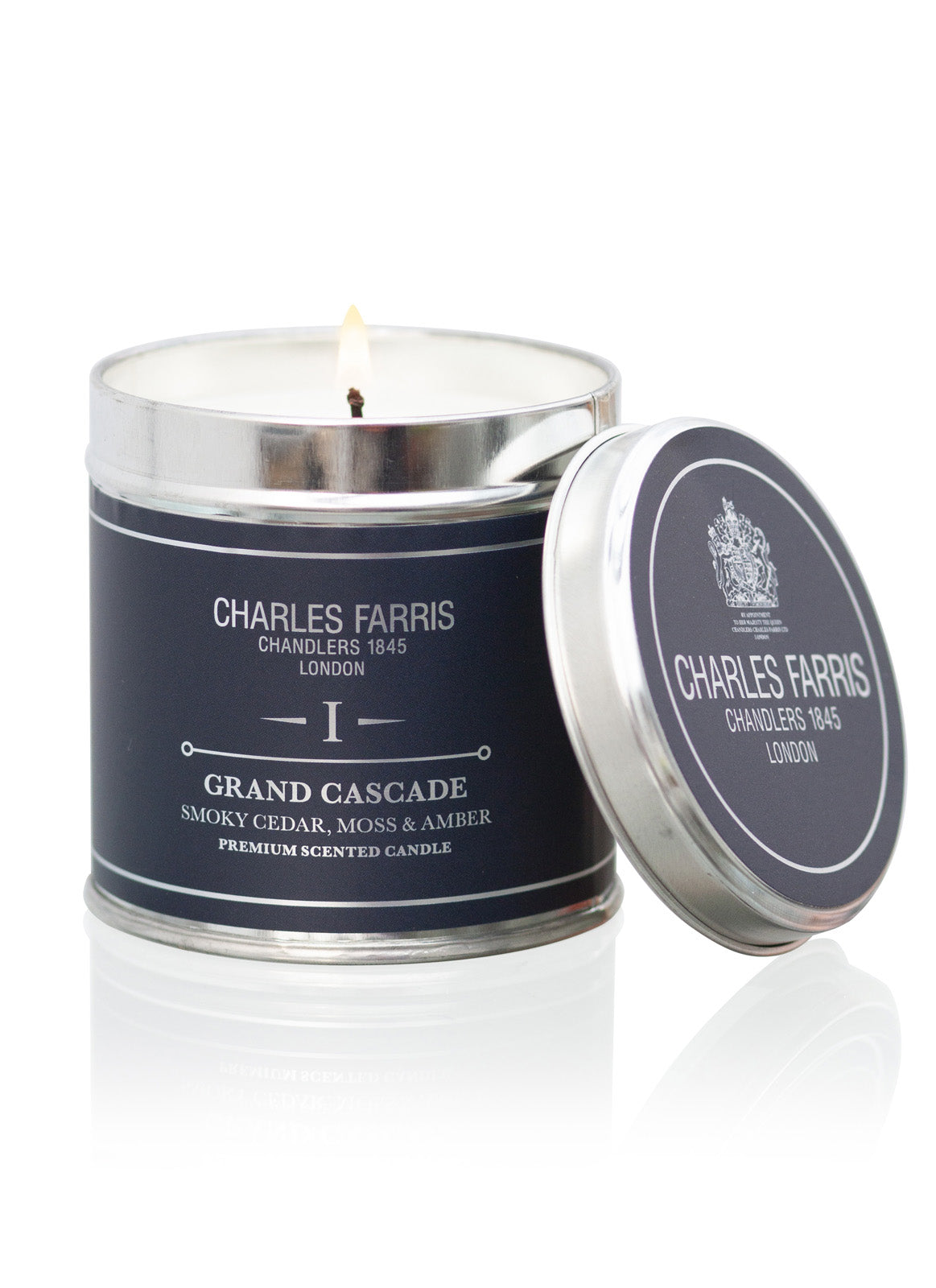 I Grand Cascade Tin Candle